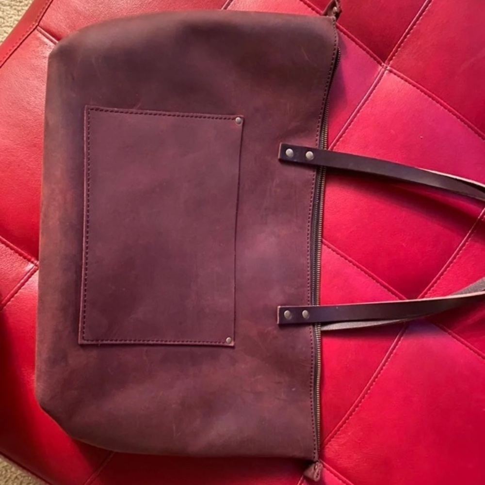 Portland leather goods OS tote
